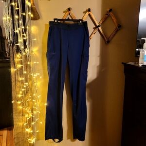 Navy Blue XST Healing Hands Yoga Waistband Scrub Pants